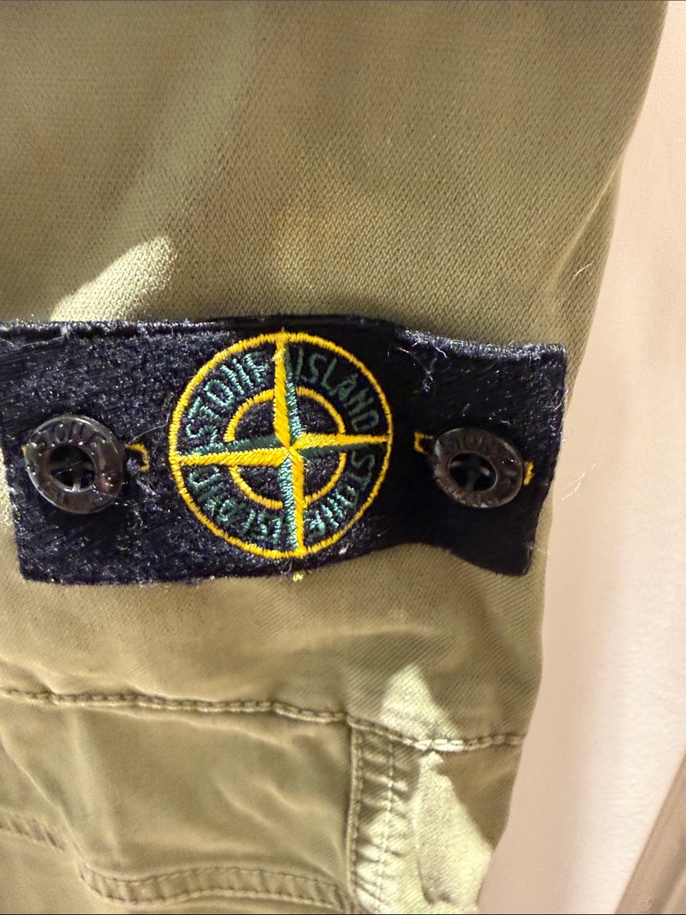 Stone Island Junior Light Olive Cargo Trousers